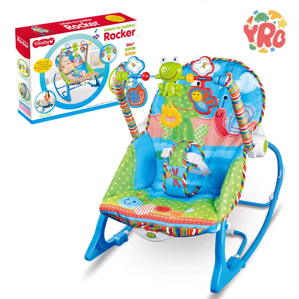 Silla mecedora bebé + pizarra LED