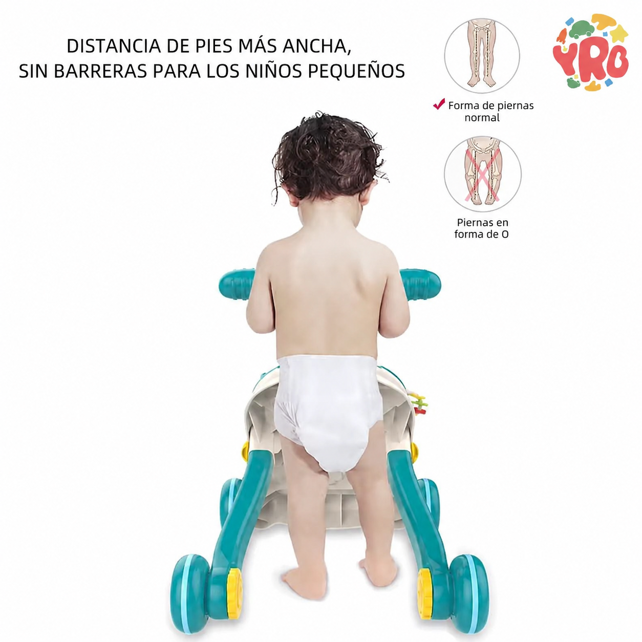 Andadera y mesa para bebés 2 en 1