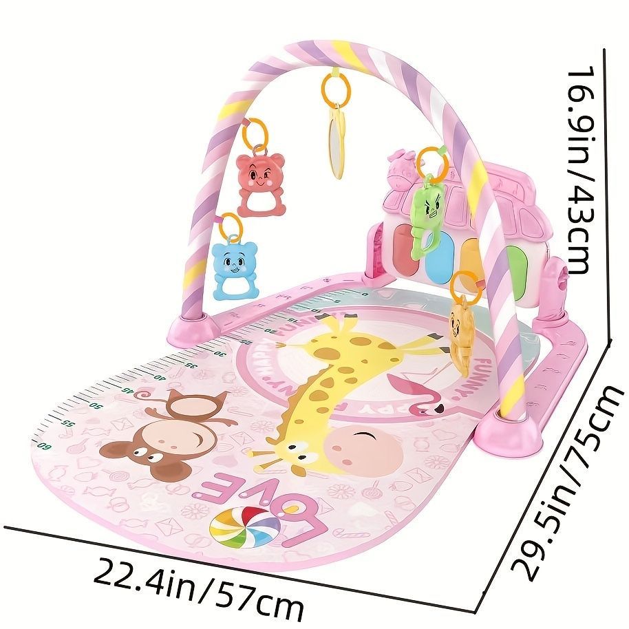 Gimnasio sensorial con piano 2 en 1 + Tapete de agua GRATIS 🎁