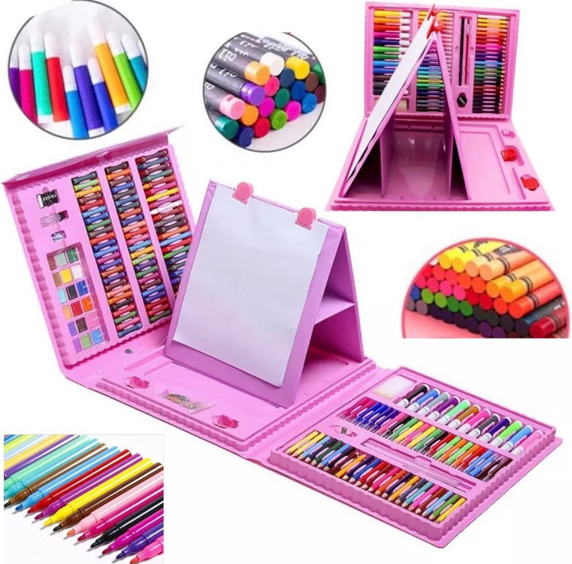 Set de artes para niños de 208 piezas