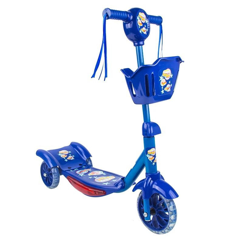 Patineta scooter con canasta