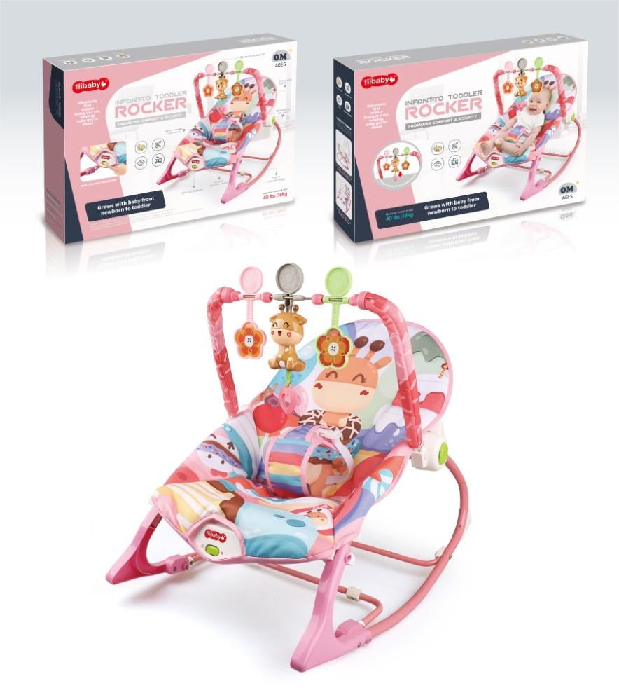 Silla vibradora y mecedora con toldillo