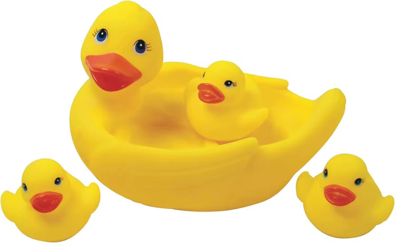 Kit x4 patos para la hora del baño