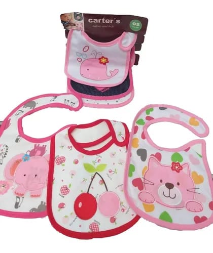 Set baberos para bebé x3