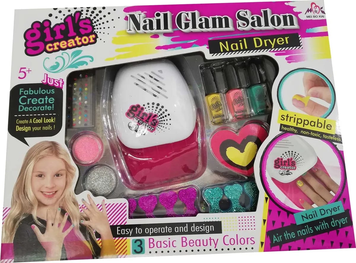 Set de manicura  Girl’s Creator Nail Glam