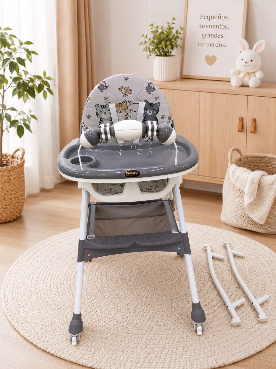 Silla comedor mecedora para bebé