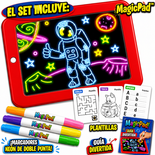 Pizarra Mágica LED para niños