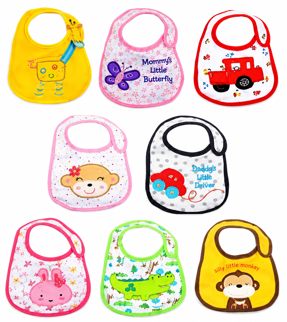 Set baberos para bebé x3