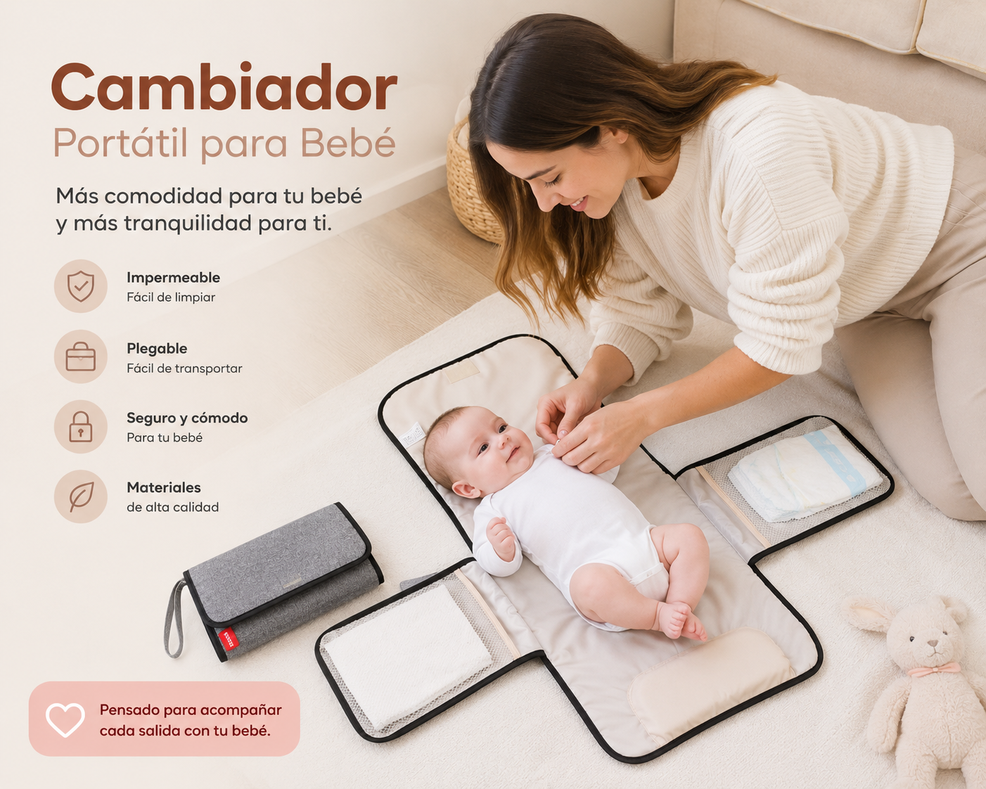 Cambiador bebé