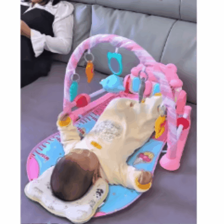 Gimnasio sensorial con piano 2 en 1 + Tapete de agua GRATIS 🎁