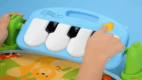 Gimnasio sensorial con piano 2 en 1 + Tapete de agua GRATIS 🎁